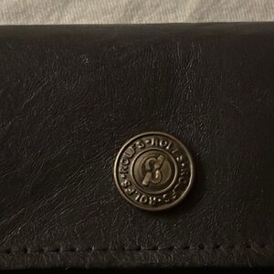 Rolf’s, Woman’s wallet, black, leather. In New Condition